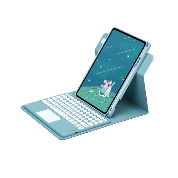 Vikbart fodral och Bluetooth Tangentbord Royal bailey PD-E209-1 för iPad10th (2022)10.9
