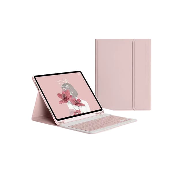 Kääntökansi ja Bluetooth näppäimistö Royal bailey PS131-1 för iPad Air 13(2024)/iPad Pro 12.9''(Gen3/4/5/6th)