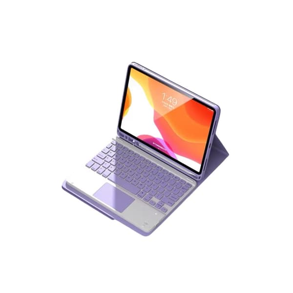 Vikbart fodral och Bluetooth Tangentbord Royal bailey PST-X610-1 för Samsung tab S10+ 12.4" X820/S9 FE+ X610/S9+ X810/S7+ T970/S7 FE T730/S8+ X800