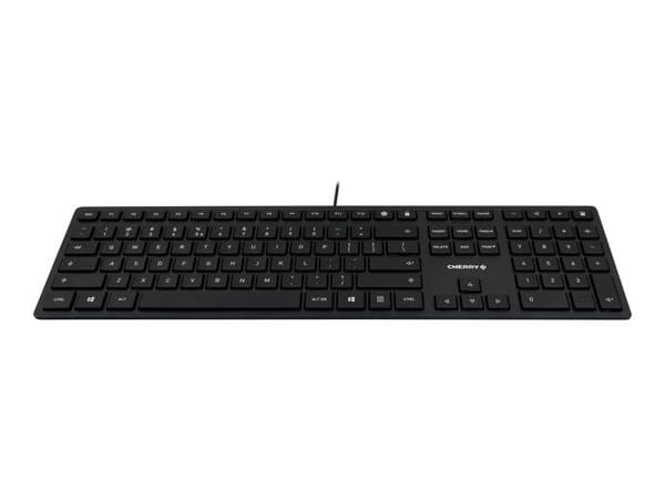Clavier CHERRY KC 6000 Slim med USB-kabel svart - CHERRY SX nyckelomkopplare