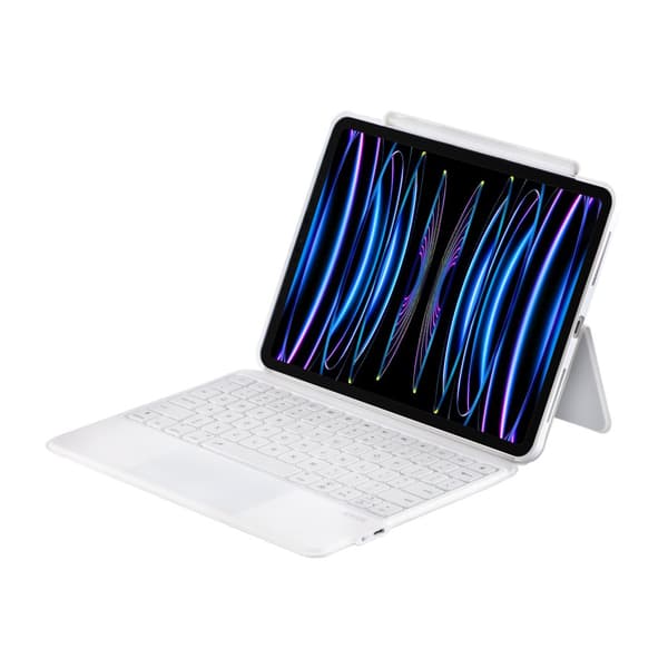 Kääntökansi ja Bluetooth näppäimistö Royal bailey PJ5026-3D för iPad Air 11(2024)/Air5 10.9(2022)/Air4 10.9(2020)/Pro11(2022/2021/2020/2018)
