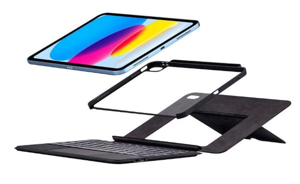 Klapcover og Bluetooth Tastatur Royal bailey U8-10th til iPad 10th 10.9 2022