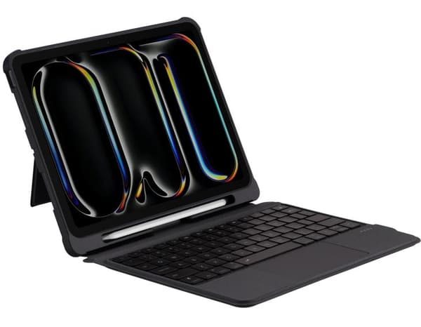 Vikbart fodral och Bluetooth Tangentbord Royal bailey T5304D för iPad Pro11 2024
