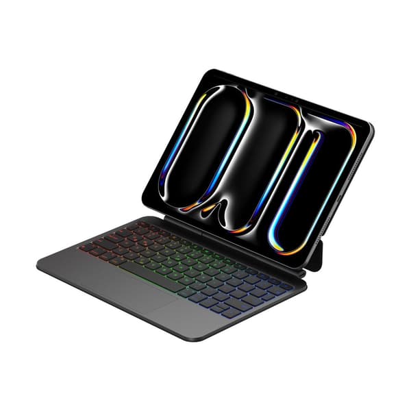Vikbart fodral och Bluetooth Tangentbord Royal bailey E13 för iPad Pro13 2024