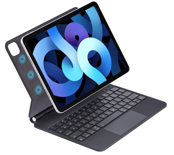 Vikbart fodral och Bluetooth Tangentbord Royal bailey MK-X7P för iPad Pro11 2024