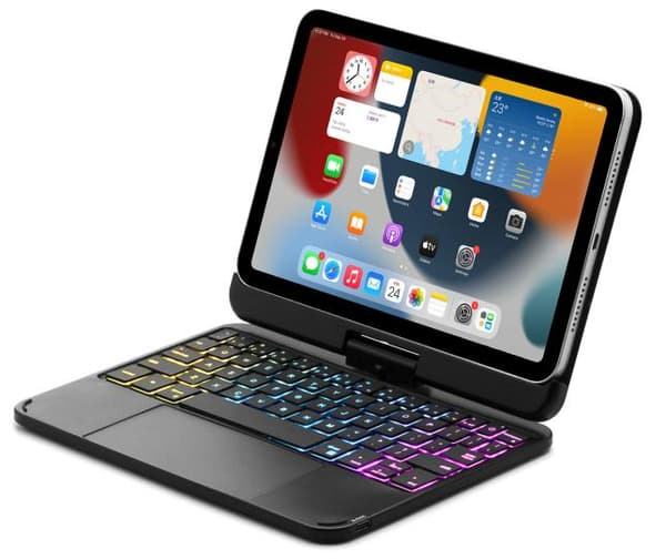 Vikbart fodral och Bluetooth Tangentbord Royal bailey T11S-1 för iPad Air 11 (2024)