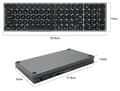 Miniatyrbillede 2 af 2: Bluetooth Tastatur Royal bailey FK328 Sammenklappelig