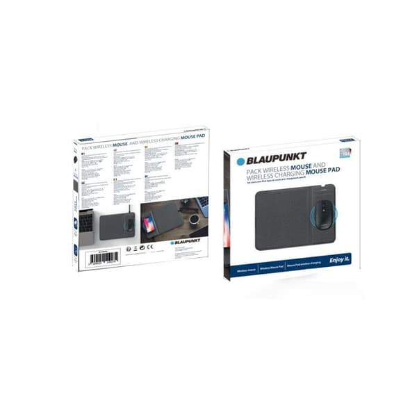 Paket dator trådlös mus och ansluten musmatta - Blaupunkt - BLP1740-133 - Svart