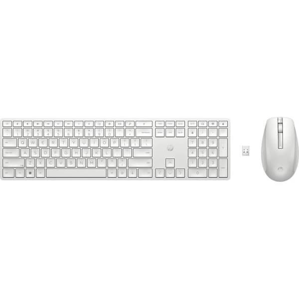 HP 650 trådlöst tangentbord och muskombination - QWERTY - Vit