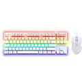 Miniatyrbild 1 av 2: Combo Gaming Mekaniskt Tangentbord TKL + Mus - THE G-LAB - COMBO MERCURY W - Vit