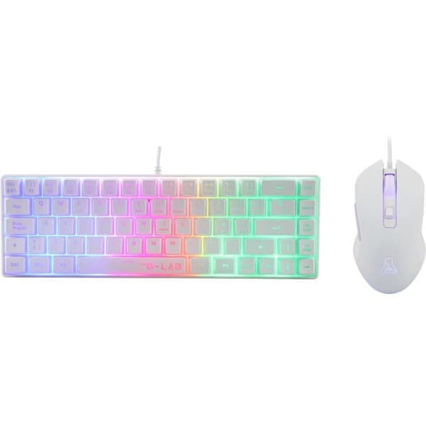2-i-1 gamerpakke - THE G-LAB - COMBO HYDRO - Kablet mus - Kablet tastatur