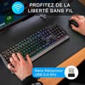 Miniatyrbild 2 av 4: 2-i-1-spelpaket - G-Lab - TUNGSTEN COMBO - Trådlös mus - Trådlöst tangentbord