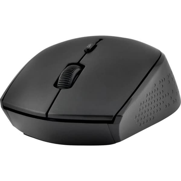Sæt med trådløse sorte tastaturmus SLIM