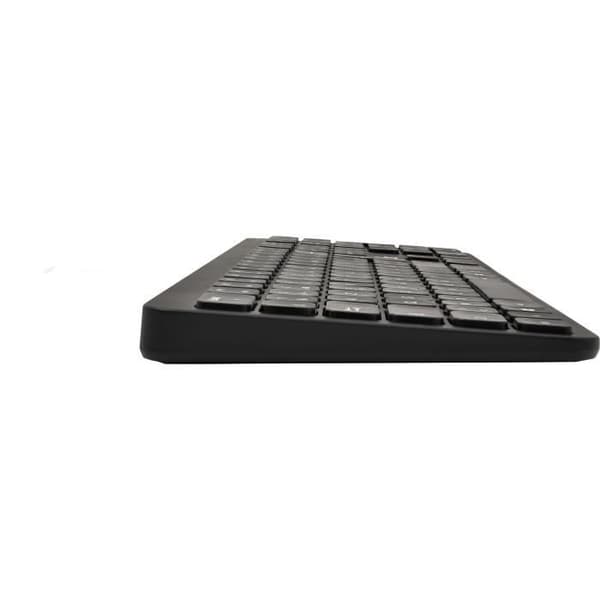 Sæt med trådløse sorte tastaturmus SLIM