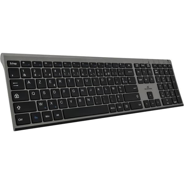 Tastatur + mus - BLUESTORK - trådløs - Grapheme - Sort - PACK-WL-PC-BK / FR