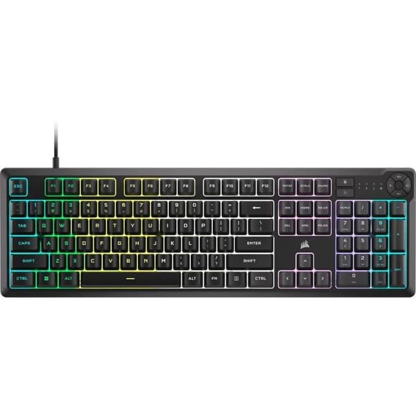 CORSAIR 4-in-1 -pelipaketti - K55-näppäimistö + HARPOON RGB PRO -pelihiiri + MM100-hiirimatto + HS35-monialustakuulokkeet