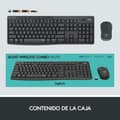 Miniatyrbild 1 av 2: Tangentbord och Mus Logitech MK295 Vit Qwerty Spanska