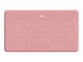 Miniatyrbild 3 av 3: Tangentbord - LOGITECH - Keys-To-Go - Bluetooth - Spanska - Stänkbeständigt - Rosa