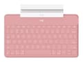 Miniatyrbild 2 av 3: Tangentbord - LOGITECH - Keys-To-Go - Bluetooth - Spanska - Stänkbeständigt - Rosa