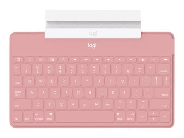 Tangentbord - LOGITECH - Keys-To-Go - Bluetooth - Spanska - Stänkbeständigt - Rosa