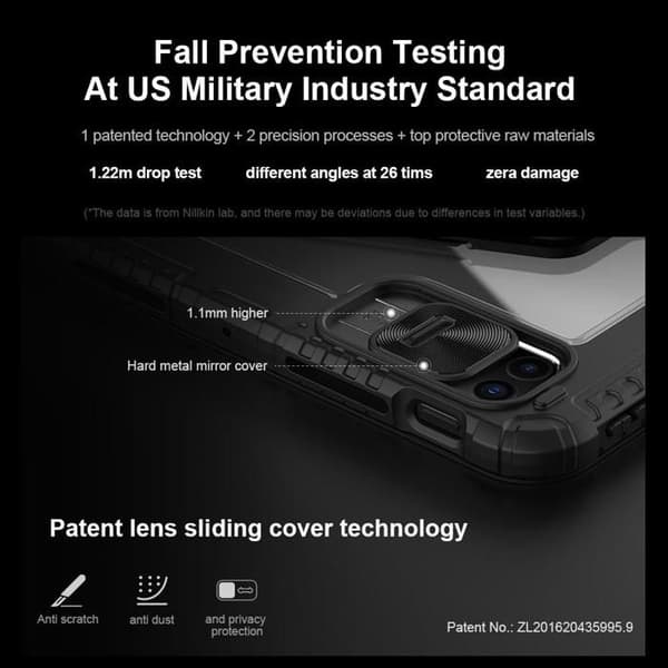 Nillkin Bumper Link Tangentfallskydd för Apple iPad Pro 11 2024 Svart