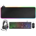 Miniatyrbild 1 av 4: Mars Gaming MCPEXES - H-Mech tangentbord + mus + RGB-headset + RGB-musmatta kombination - spanska