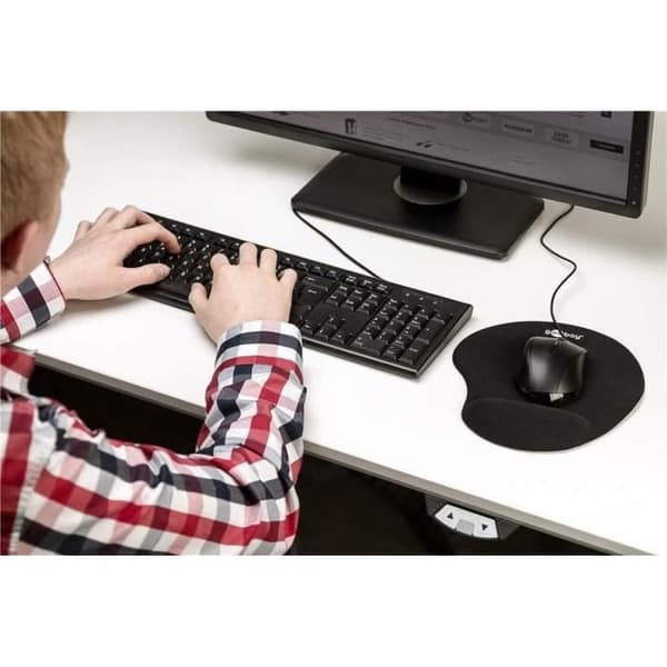 Goobay USB Tangentbord Mus Spel Tangentbord