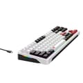 Miniatyrbild 3 av 6: Spelklaviatur med RGB-ljus 1,8 m, 200 mA - Havit (KB902L) - Svart/Vit/Röd
