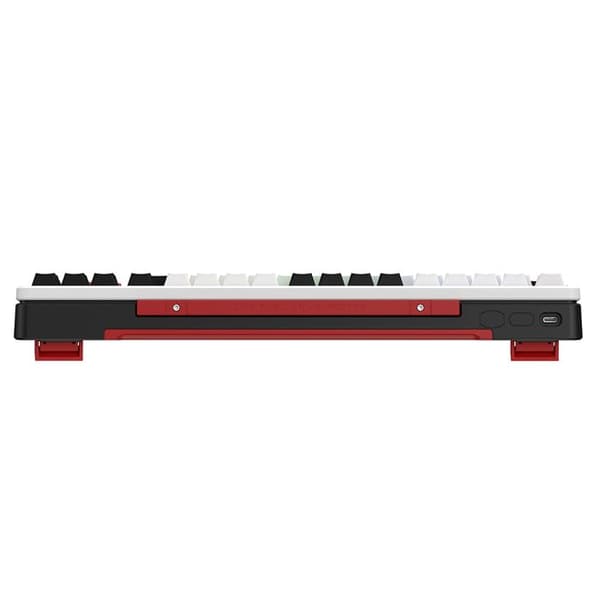 Spelklaviatur med RGB-ljus 1,8 m, 200 mA - Havit (KB902L) - Svart/Vit/Röd