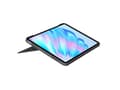 Miniatyrbilde 1 av 5: Logitech Combo Touch - Tastatur og folioveske - med styrepute - bakgrunnsbelyst - Apple Smart connector - AZERTY - Fransk - Oxford-grå - for Apple 11
