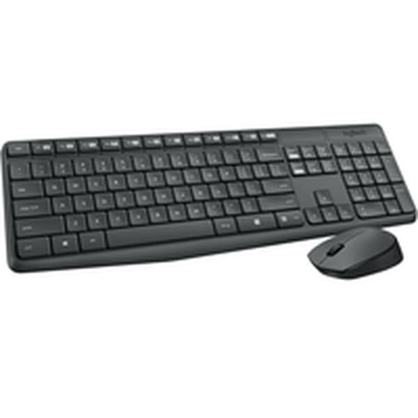 Trådlöst Tangentbord och Mus Logitech 920-007917 Grå