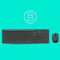 Miniatyrbild 7 av 11: Trådlöst Tangentbord och Mus Logitech 920-007917 Grå