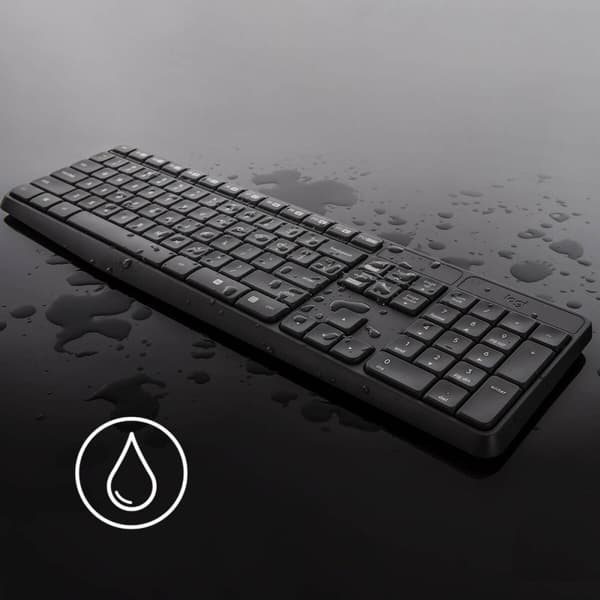 Trådlöst Tangentbord och Mus Logitech 920-007917 Grå