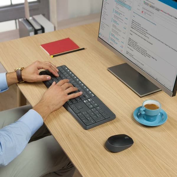 Trådlöst Tangentbord och Mus Logitech 920-007917 Grå