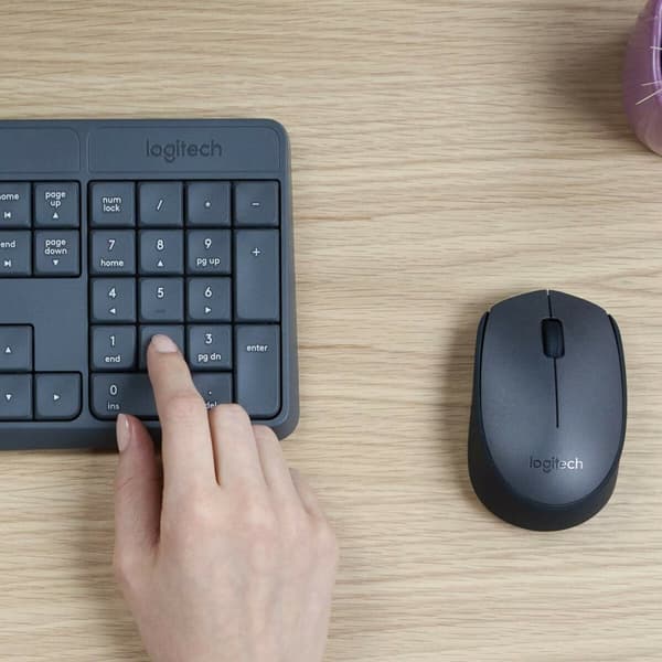 Trådlöst Tangentbord och Mus Logitech 920-007917 Grå