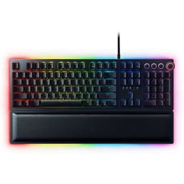 Tangentbord - RAZER - Huntsman Elite - Opto-mekanisk - RGB-bakgrundsbelyst - Trådad Svart