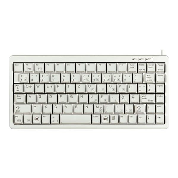 CHERRY Keyboard G84-4100 - Kabelanslutet - AZERTY - ML Technology - USB-port - 86 nycklar - Grå
