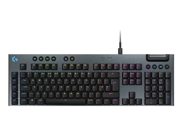 Logitech G G915 X - Tangentbord - bakgrundsbelyst - USB - QWERTY - engelska - svart