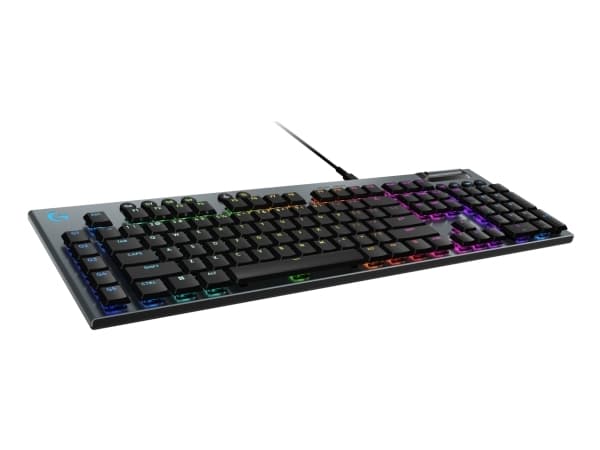 Logitech G G915 X - Tangentbord - bakgrundsbelyst - USB - QWERTY - engelska - svart