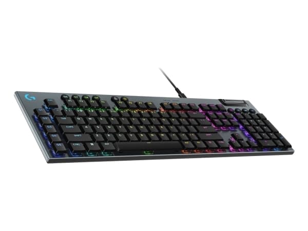 Logitech G G915 X - Tangentbord - bakgrundsbelyst - USB - QWERTY - engelska - svart