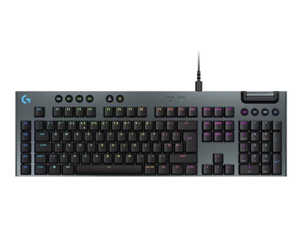 Logitech G G915 X - Tangentbord - bakgrundsbelyst - USB - QWERTY - engelska - svart Svart