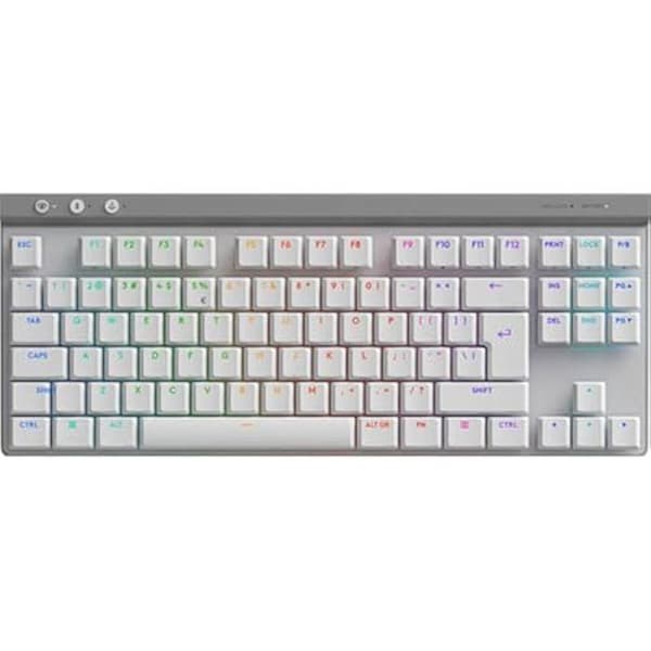 Mekaniskt tangentbord - LOGITECH G - G515 Lightspeed TKL - Trådlöst - Bakgrundsbelyst - QWERTY Vit