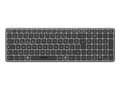Miniatyrbild 1 av 5: Port Designs 911002FR, Kabel & Trådlös, Trådlös RF + Bluetooth, AZERTY, Svart, Grå