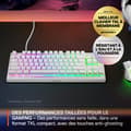 Miniatyrbild 3 av 4: SteelSeries Apex 3 TKL (Vit)