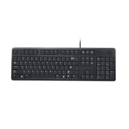 DELL USB-tangentbord KB212-B engelskt, modell 6AUTP-0075Y, 331-9597 Svart