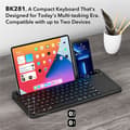 Miniatyrbilde 2 av 6: NÖRDIC Bluetooth-tastatur med berøringsplate, arabisk layout, 78 taster