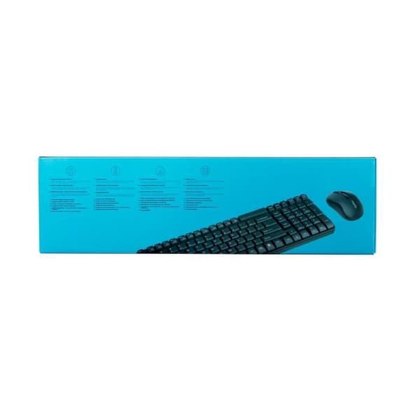 Näppäimistö-hiirisarja - RAPOO - X1800S - Langaton - Numpad - Musta