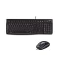Miniatyrbild 1 av 6: Trådbundet tangentbord och musset - Logitech - MK120 - AZERTY
