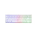 Miniatyrbild 4 av 6: Speltangentbord - Membran - The G-Lab - KEYZ HYDROGEN WL - Rainbow-bakgrundsbelysning - Trådlöst - Halvmekaniskt - Azerty - Vitt