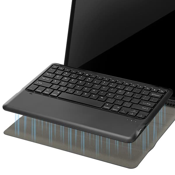 Bluetooth QWERTY-tangentbord för iPad Pro 12.9 och Air 13 med nattblå fodral
